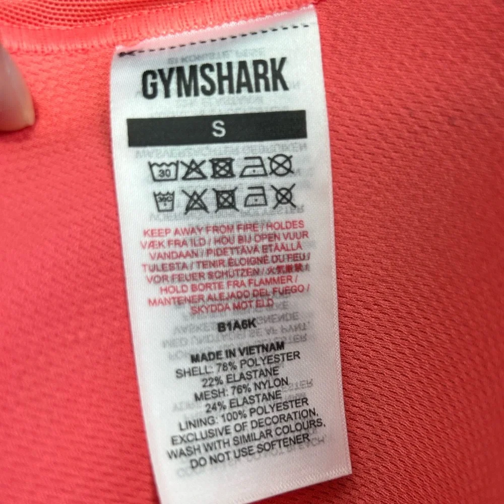 Gymshark Open Back Sports bra | polka pink | Small - Picture 5 of 10
